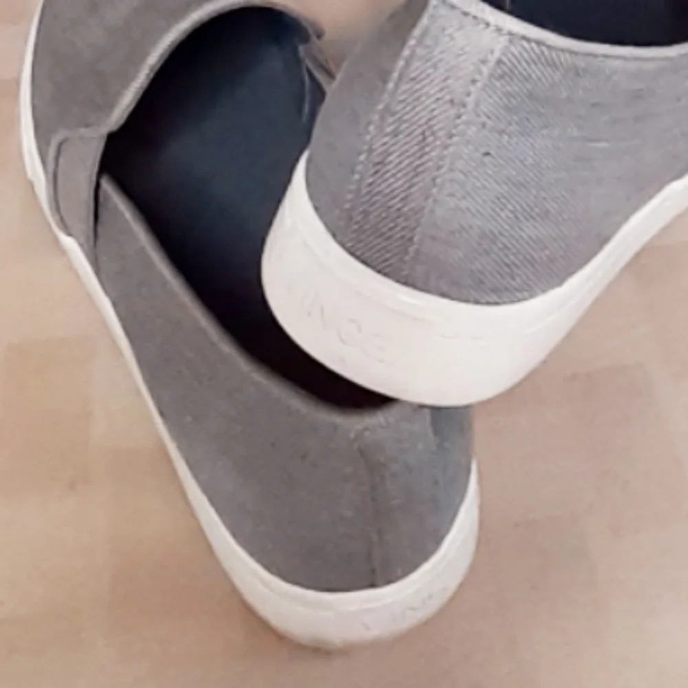 Vince Pierce Denim Pointed Toe Slip On Sne…